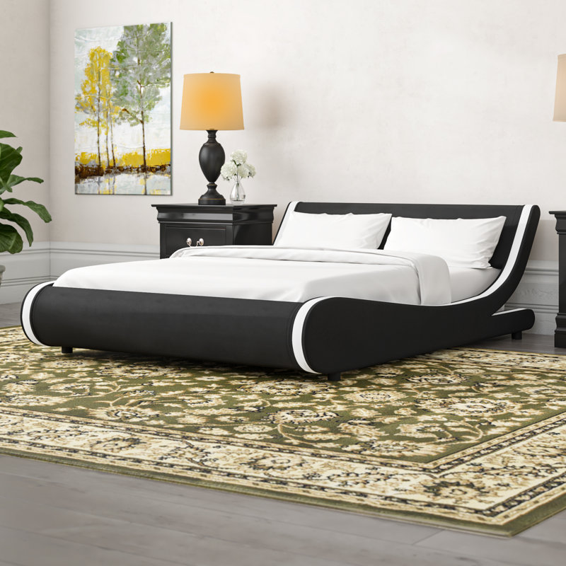 Zipcode Design Berne Upholstered Bed Frame & Reviews Wayfair.co.uk